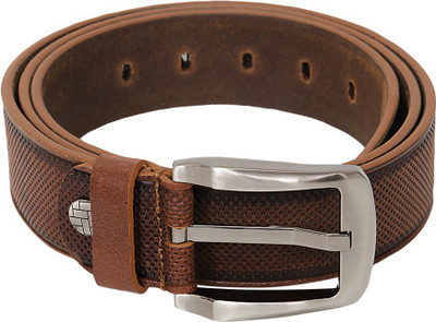 58% OFF on Lustre International Men Formal Brown Genuine Leather Belt Brown-53
