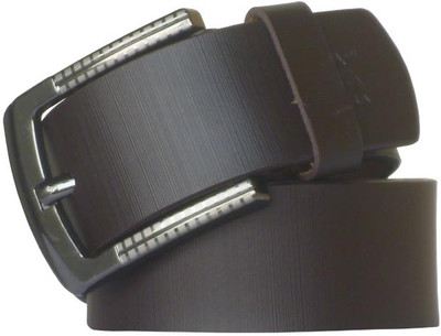 57% OFF on Sondagar Arts Men Casual Brown Genuine Leather Belt Brown