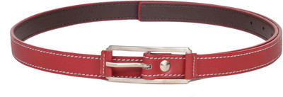 62% OFF on Scarleti Girls Casual Red Artificial Leather Belt Red