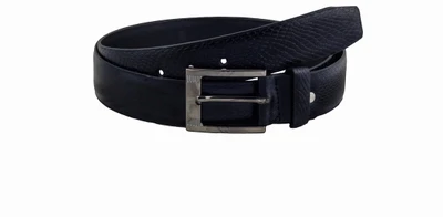 62% OFF on Shiven Men Formal Black Genuine Leather Belt Black