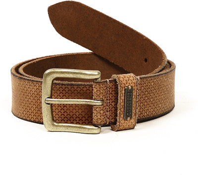 50% OFF on Basics Life Men Casual Brown Genuine Leather Belt Brown 50% OFF on Basics Life Men Casual Brown Genuine Leather Belt Brown