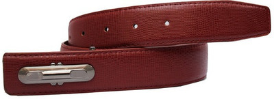 60% OFF on Winsome Deal Men Formal, Casual Maroon Artificial Leather Belt Maroon