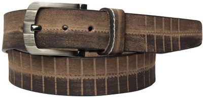 75% OFF on Buckle Up Men Casual Brown Genuine Leather Belt Brown