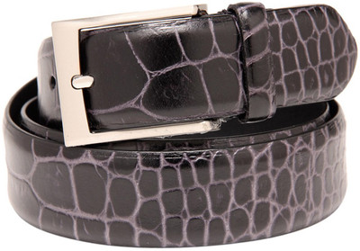 Leather Plus Men Casual Black Belt Black