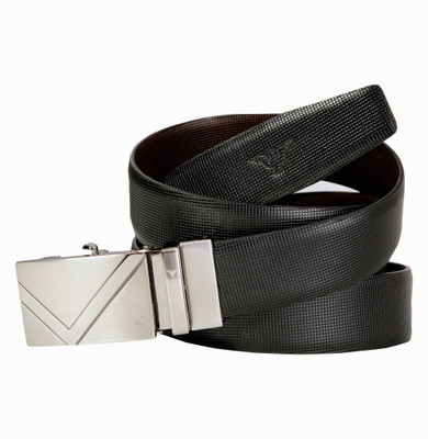13% OFF on Kamillo Men, Women Casual Black Genuine Leather Belt Black
