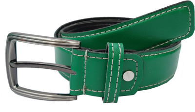 40% OFF on Opaque Men Casual Green Artificial Leather Belt Green