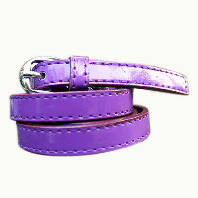 55% OFF on Winsome Deal Women Formal, Casual Purple Synthetic Belt Purple