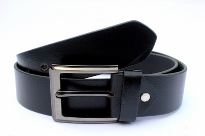 60% OFF on Tops Men, Women Semi-formal Black Genuine Leather Belt Black