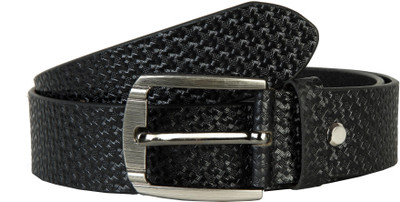63% OFF on Scharf Men Formal Black Genuine Leather Belt Black 14