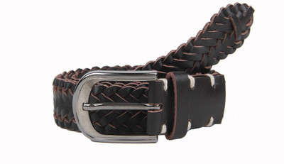 48% OFF on Aditi Wasan Men Casual Brown Genuine Leather Belt Brown