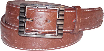 62% OFF on Blessings Men Casual Brown Artificial Leather Belt Brown