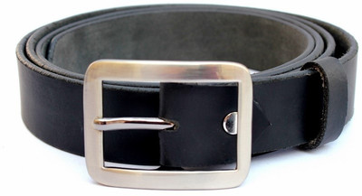 54% OFF on Tops Men Semi-formal Black Genuine Leather Belt Black