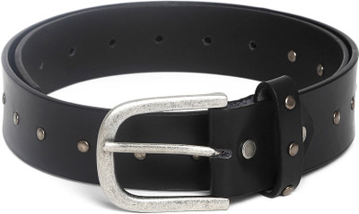 55% OFF on Mast & Harbour Men Casual Black Genuine Leather Belt BLACK