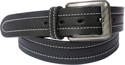 20% OFF on Dizionario Men Formal Black Belt JB-BELTSTICHBLACKPLAIN_40