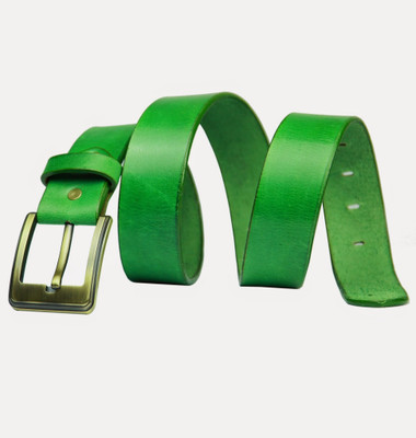62% OFF on 99cells Men, Women Casual Green Genuine Leather Belt Green 62% OFF on 99cells Men, Women Casual Green Genuine Leather Belt Green
