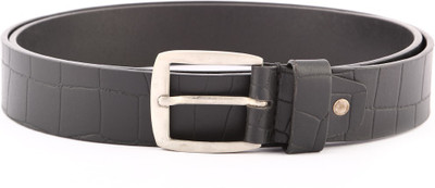 75% OFF on Buckleup Men Casual Black Genuine Leather Belt Black