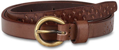 Paradigm Design Lab Men Casual Tan Genuine Leather Belt Tan