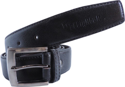 83% OFF on Elligator Men Formal Black Genuine Leather Belt Black-01