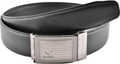 75% OFF on Buckleup Men Formal Black Artificial Leather Reversible Belt Black