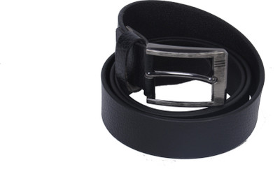 30% OFF on Telesto Men Casual, Formal Black Genuine Leather Belt Black