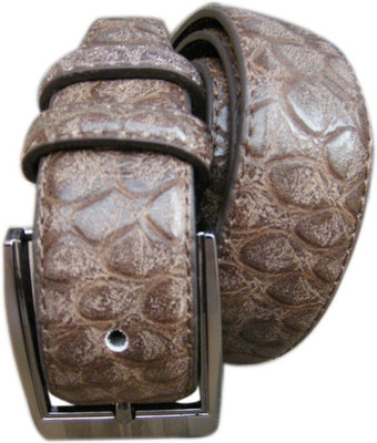 65% OFF on Winsome Deal Men Formal Grey Belt Grey