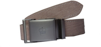 40% OFF on Winsome Deal Men Formal, Casual Grey Artificial Leather Belt Grey