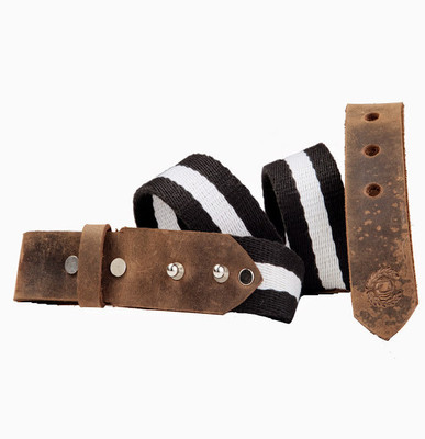 60% OFF on 99cells Men, Women Casual Multicolor Fabric Belt Black