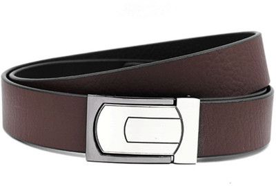 33% OFF on Magiq Men Casual, Formal Black, Brown Genuine Leather Belt BLBR02