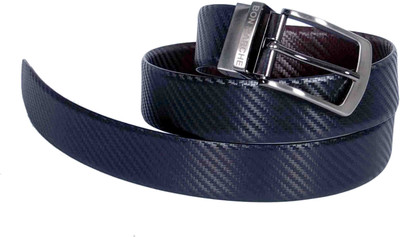 53% OFF on Bon Marche Men Formal Black, Brown Genuine Leather Reversible Belt Black, Brown