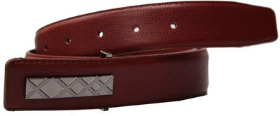60% OFF on Winsome Deal Men Formal, Casual Maroon Artificial Leather Belt Maroon