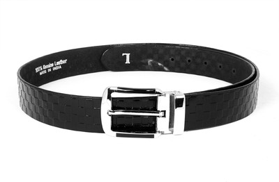 55% OFF on Ligans NY Men Formal, Casual Black Genuine Leather Belt Black