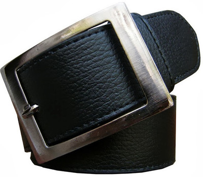 65% OFF on Winsome Deal Men Formal Artificial Leather Belt Black