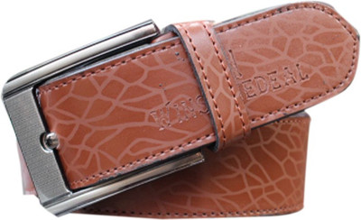54% OFF on Winsome Deal Men Formal, Casual Brown Artificial Leather Belt Brown