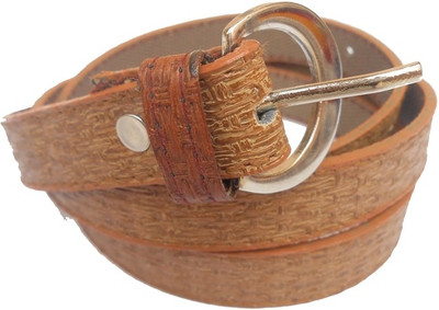 74% OFF on D&D Girls Casual Brown Artificial Leather Belt Light Brown-14 74% OFF on D&D Girls Casual Brown Artificial Leather Belt Light Brown-14