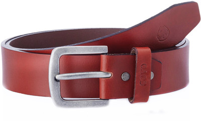 60% OFF on Covo Men Casual Brown Genuine Leather Belt Brown