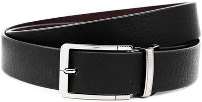 70% OFF on Magiq Men Casual, Formal Black, Brown Genuine Leather Reversible Belt Black, Brown