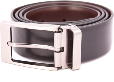Hidedge Men Formal Black Synthetic Reversible Belt Dual Hidedge Men Formal Black Synthetic Reversible Belt Dual