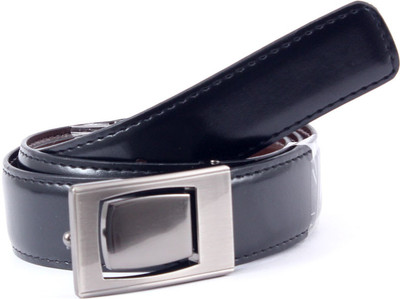 27% OFF on Pacific Gold Men Formal Black, Brown Artificial Leather Reversible Belt Black, Brown