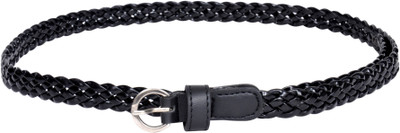 60% OFF on Scarleti Girls Formal Black Artificial Leather Belt Black