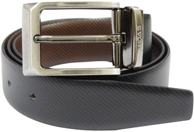 50% OFF on Midas Men Formal Multicolor Genuine Leather Reversible Belt Black, Brown