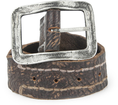 70% OFF on Aventura Outfitters Women Casual Black Genuine Leather Belt Black