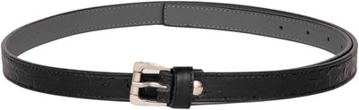62% OFF on Scarleti Girls Casual Black Artificial Leather Belt Black
