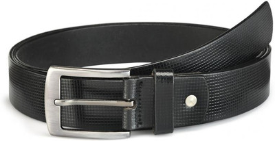 87% OFF on Rico Sordi Men Casual Black Genuine Leather Belt Black