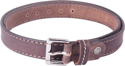 44% OFF on Ligans NY Men Formal, Casual Brown Genuine Leather Belt Brown