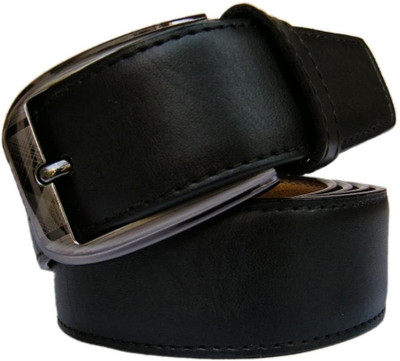 61% OFF on Winsome Deal Men Casual Black Genuine Leather Belt Black