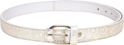 60% OFF on Scarleti Girls Formal White Artificial Leather Belt White
