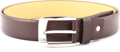 75% OFF on Buckle Up Men Formal Brown Genuine Leather Belt Brown