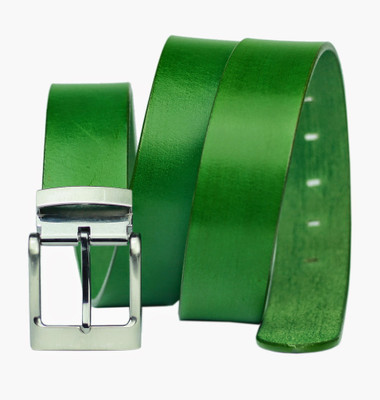 99cells Men, Women Casual Green Genuine Leather Belt Green 99cells Men, Women Casual Green Genuine Leather Belt Green