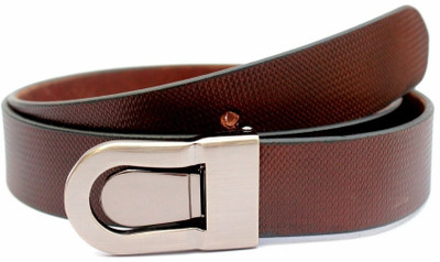 57% OFF on Tops Men Formal Brown Genuine Leather Belt Brown