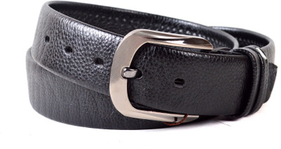 61% OFF on Drakemen Men Casual, Formal Black Genuine Leather Belt Black